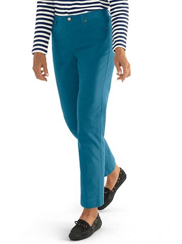 Dreamflex Color Comfort-Waist Ankle Jeans - Image 1 of 6