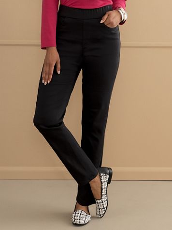 Simple Comfort Pull-On Pants - Image 1 of 6