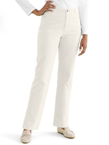 Stretch Pincord Comfort-Waist Jeans - Image 1 of 9