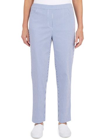 Alfred Dunner® Peace Of Mind Short Stripe Allure Pant - Image 2 of 2