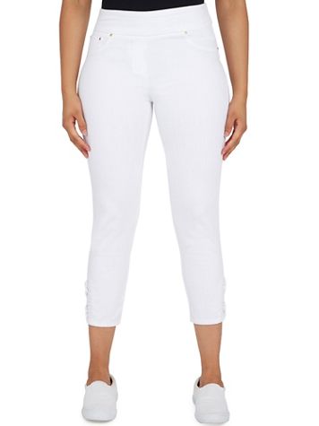 Ruby Rd® Pacific Muse Side Detail Ankle Pant - Image 2 of 2