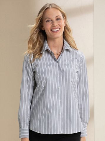Foxcroft Non-Iron Classic Stripe Shirt