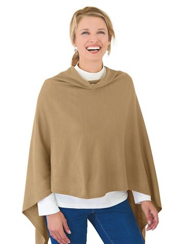 Draped Poncho Sweater - Image 1 of 2
