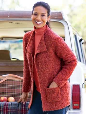 Luxe Boucle Cardigan - Image 1 of 5