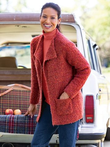 Luxe Boucle Cardigan