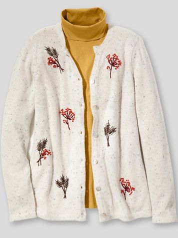 Limited-Edition Bramble Berries Donegal Cardigan - Image 2 of 2