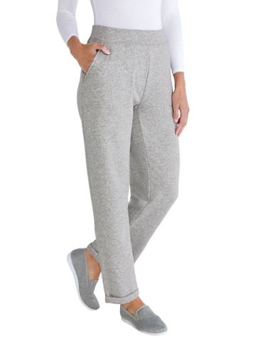 Haband Women’s Warm-Lined Jersey-Knit Pants  - Image 1 of 4