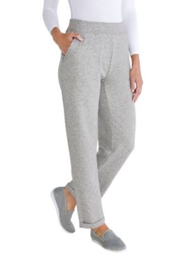 Haband Women’s Warm-Lined Jersey-Knit Pants 