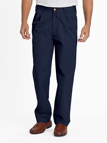 John Blair Relaxed-Fit Back-Elastic Twill and Denim Pants - Image 4 of 5