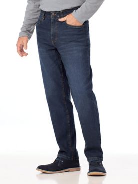 Scandia Woods Classic-Fit Hidden-Elastic Waist Stretch Jeans