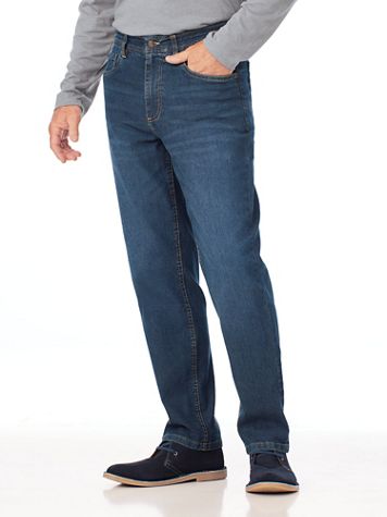 Scandia Woods Classic-Fit Hidden-Elastic Waist Stretch Jeans - Image 3 of 4