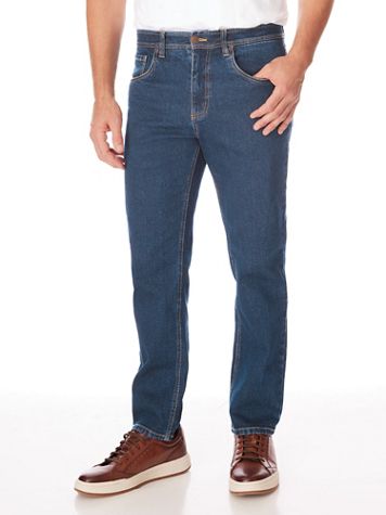 Scandia Woods Slim-Fit Hidden Elastic-Waist Flex Jeans - Image 4 of 4