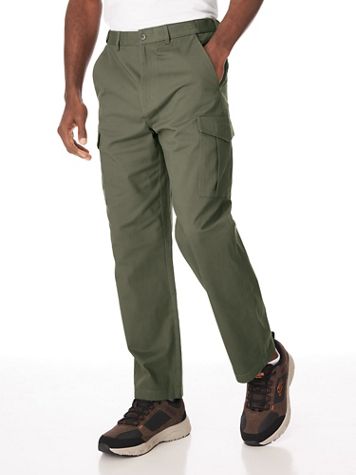 JohnBlairFlex Adjust-A-Band Relaxed-Fit Cargo Pants - Image 1 of 4