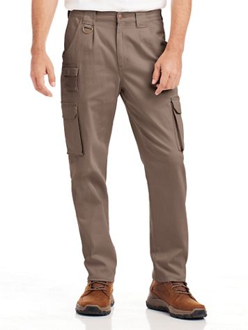 JohnBlairFlex Relaxed-Fit Side-Elastic Cargo Pants - Image 1 of 7