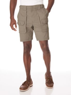 JohnBlairFlex Adjust-A-Band® Relaxed-Fit 7-Pocket Cargo Shorts