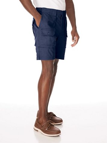 JohnBlairFlex Adjust-A-Band® Relaxed-Fit 7-Pocket Cargo Shorts - Image 3 of 6