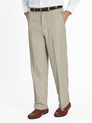 John Blair Adjust-A-Band Relaxed-Fit Microfiber Pants - Image 1 of 7