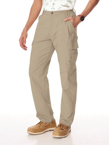 Victory® Relaxed-Fit Side-Elastic Cargo Pants - Image 1 of 5