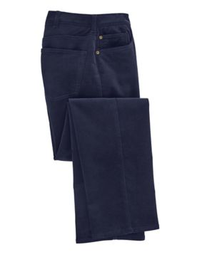 JohnBlairFlex Relaxed-Fit Hidden Elastic 5-Pocket Corduroy Pants