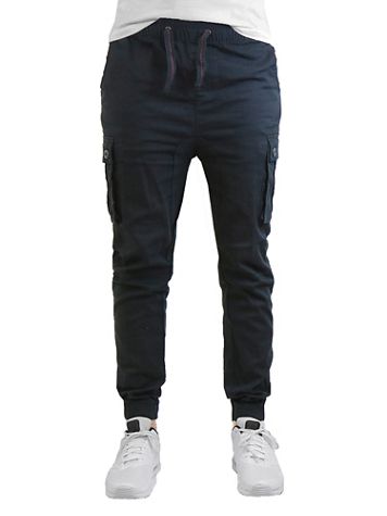 Galaxy by Harvic Slim Fit Stretch Cotton Twill Cargo Jogger Pants - Image 1 of 8