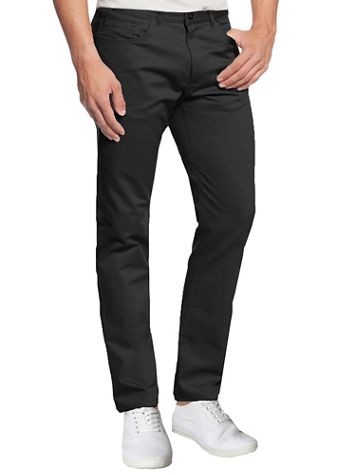 Galaxy By Harvic 5-Pocket Ultra-Stretch Skinny Fit Chino Pants - Image 1 of 4