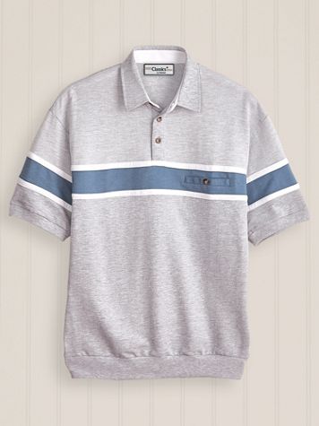 Palmland French Terry Horizontal Polo - Image 1 of 1
