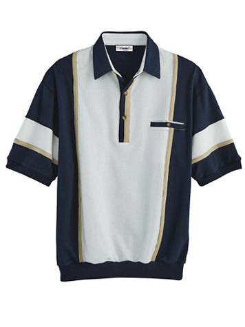 Palmland® Colorblock French Terry Polo - Image 3 of 3