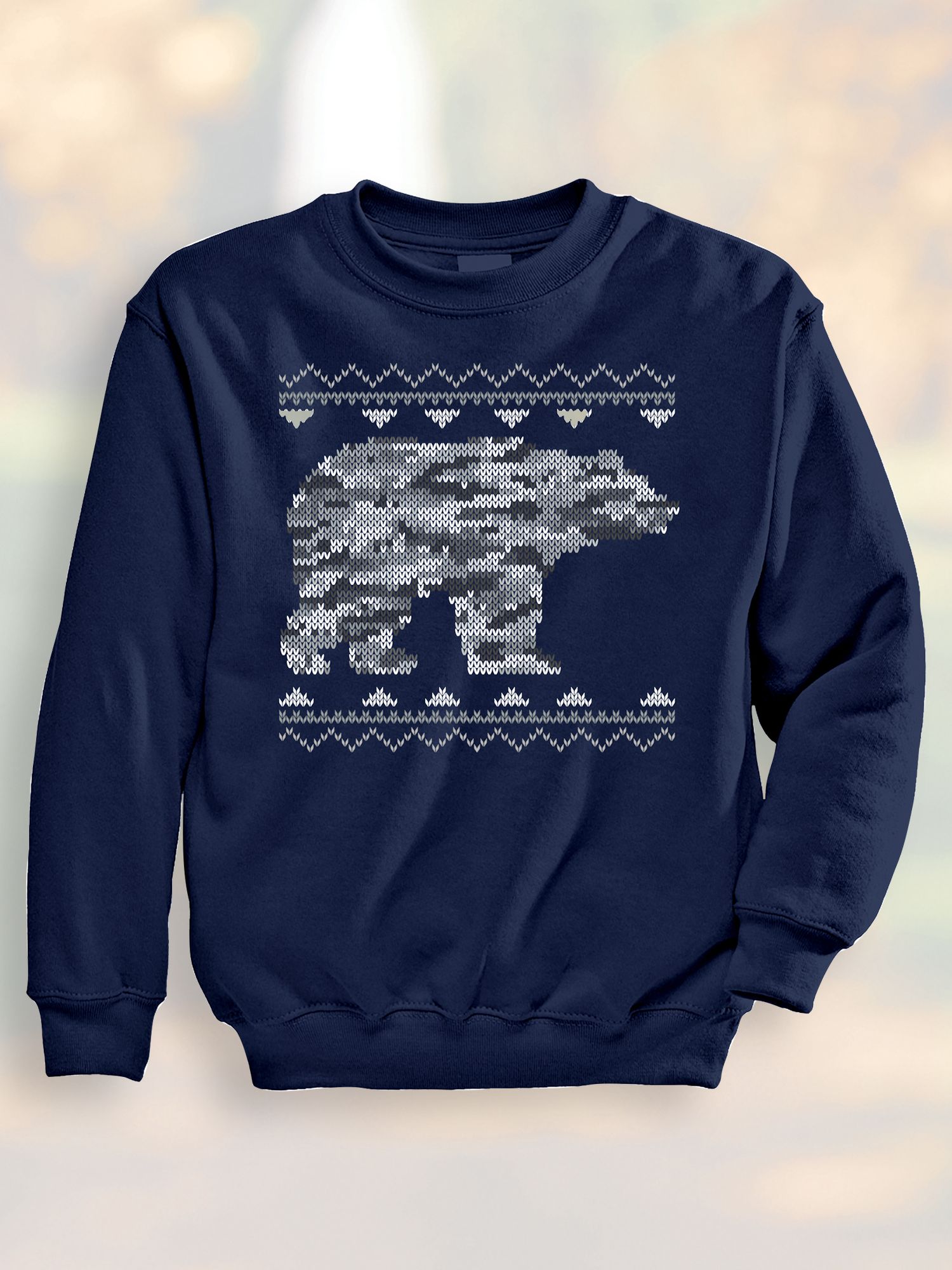 Jacquard Bear Sweatshirt