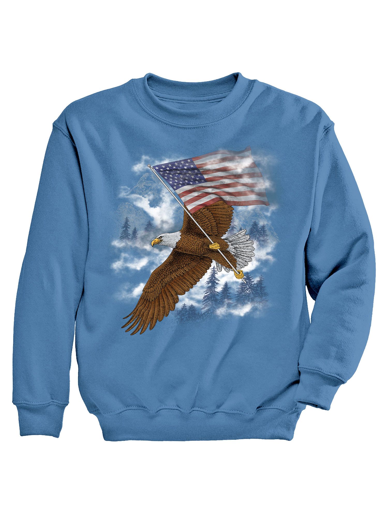 Signature Graphic Sweatshirt - Eagle Mist