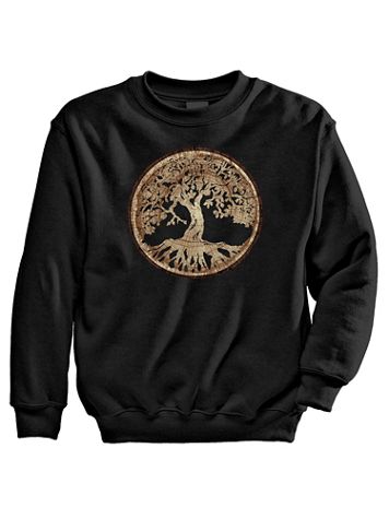 Signature Graphic Sweatshirt - Life Tree - Image 1 of 3