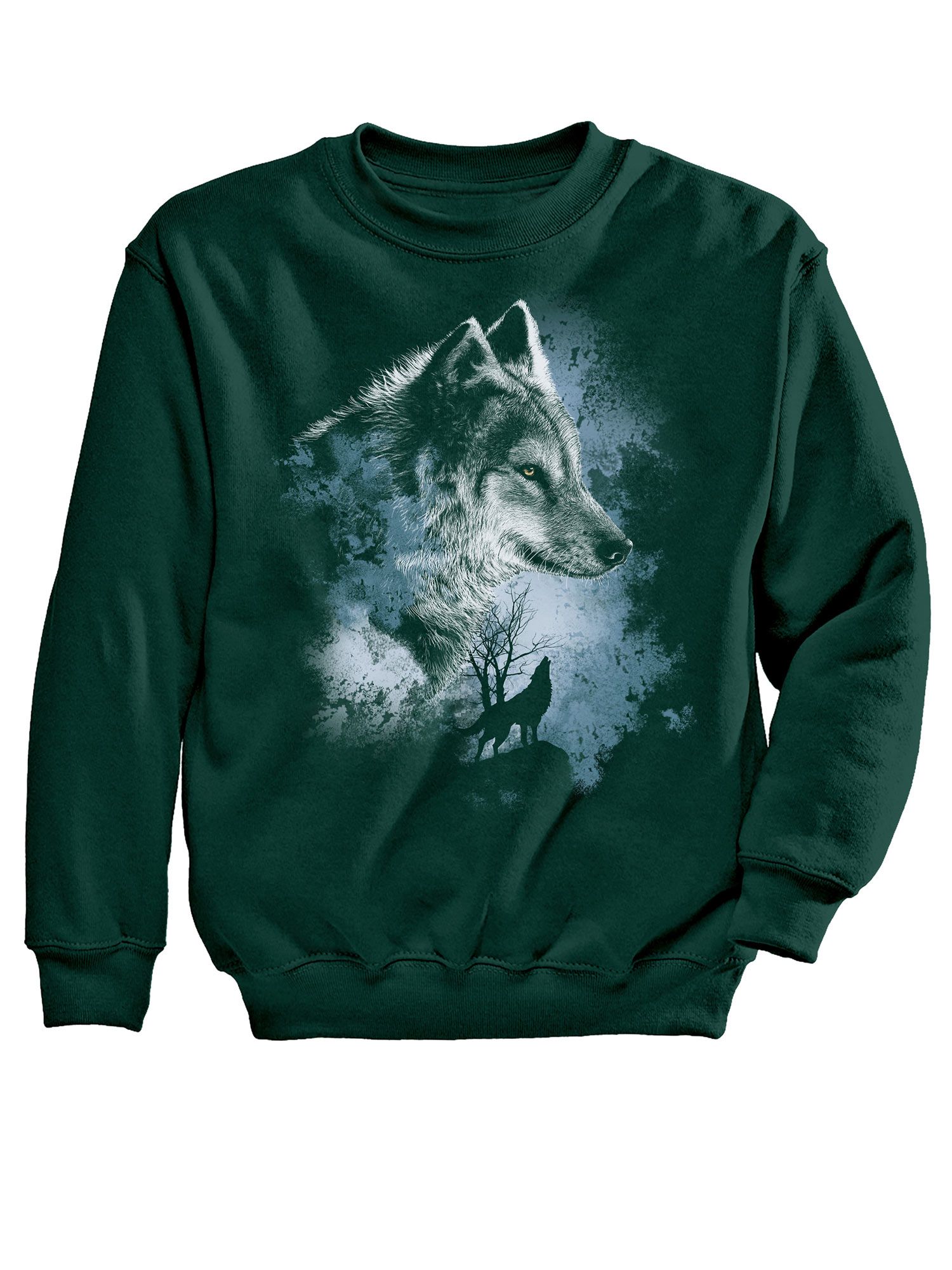 Gray Wolf Graphic Sweatshirt