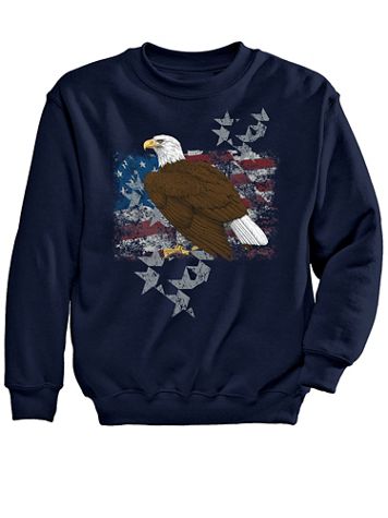 Eagle Stand Graphic Sweatshirt - Image 1 of 4