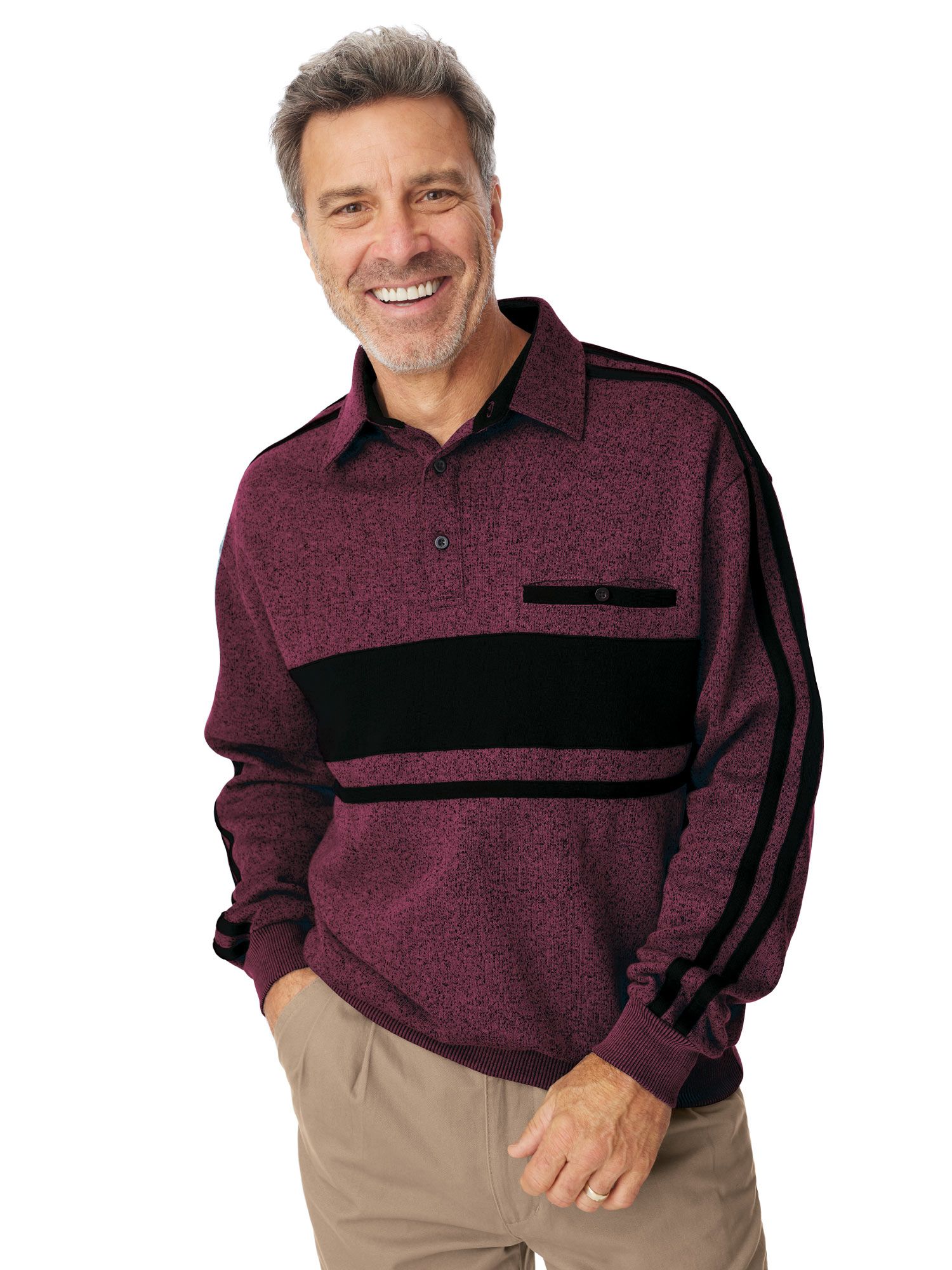 Palmland Horizontal Stripe Polo