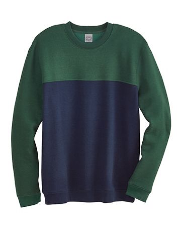 John Blair Supreme Fleece Colorblock Sweatshirt - Image 3 of 3