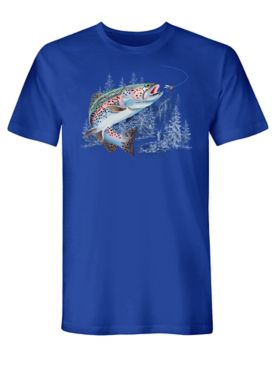 Trout Fishing Graphic Tee