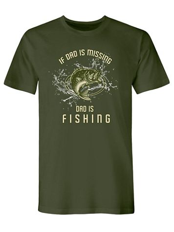 Missing Fishing Graphic Tee - Image 2 of 2