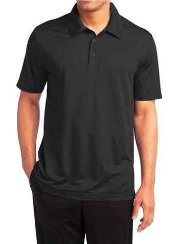 Galaxy By Harvic Men's Tagless Dry-Fit Moisture-Wicking Polo Shirt - Image 1 of 8