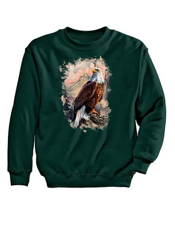 Eagle on Branch Graphic Sweatshirt - Image 2 of 2