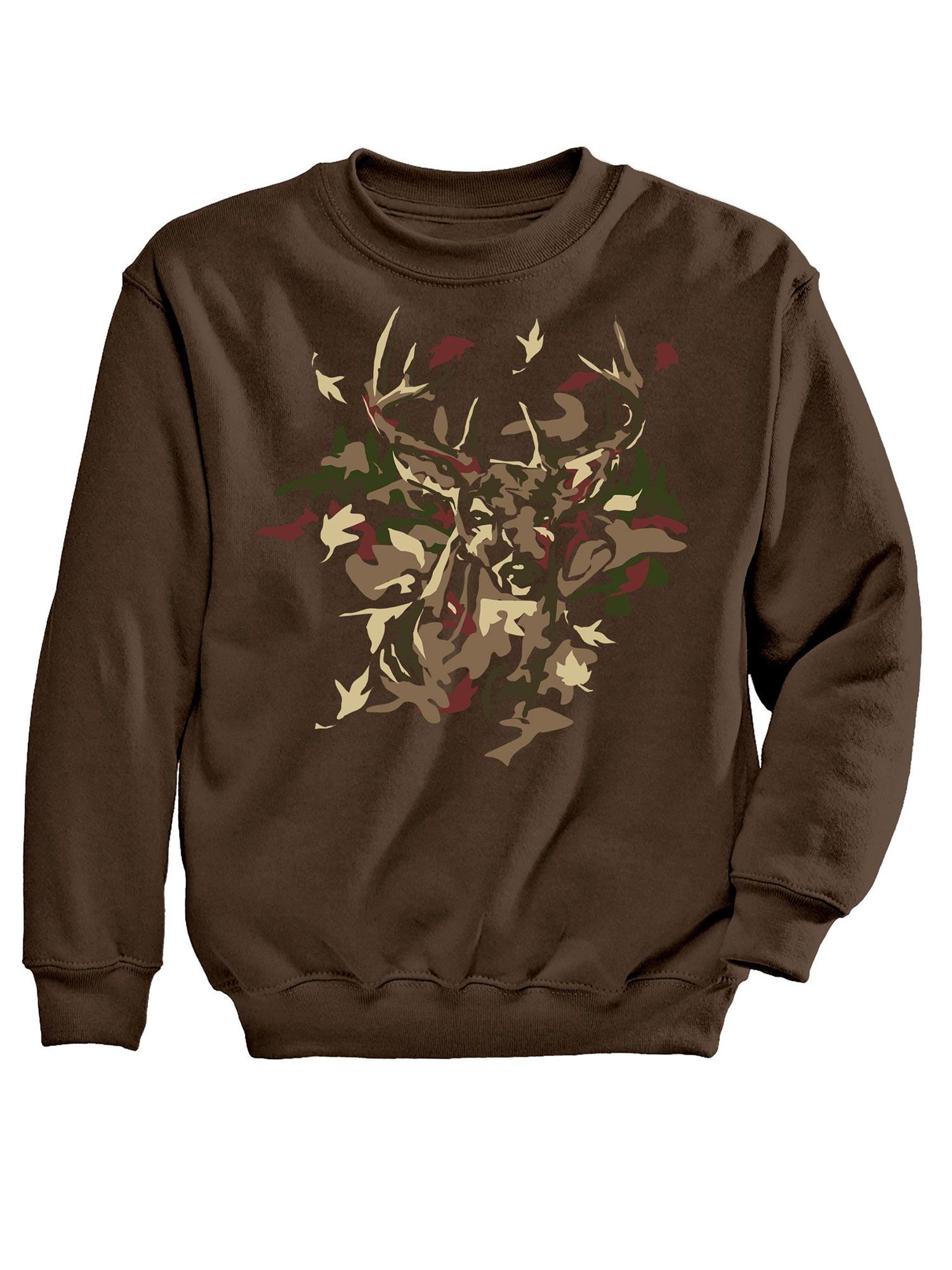 Camo Deer Graphic Sweatshirt