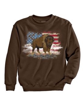 Buffalo Flag Graphic Sweatshirt