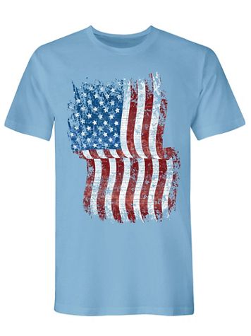 Distressed Flag Graphic Tee - Image 2 of 2