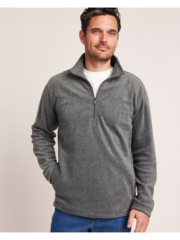 John Blair® Fleece Half Zip Pullover - Image 1 of 8