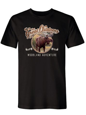 Adventure Moose Short Sleeve Graphic Tee - Image 1 of 4