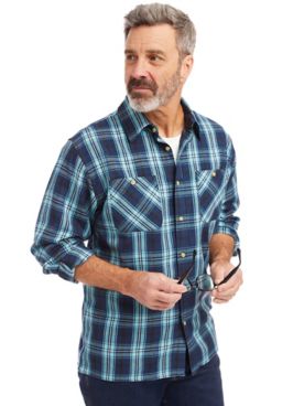 John Blair Classic Flannel Shirt