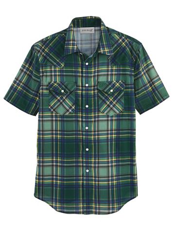 John Blair Short-Sleeve Snap-Front Shirt - Image 1 of 6