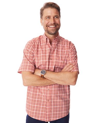 Wrangler Rugged Wear Short-Sleeve Wrinkle Resistant Shirt - Image 1 of 2