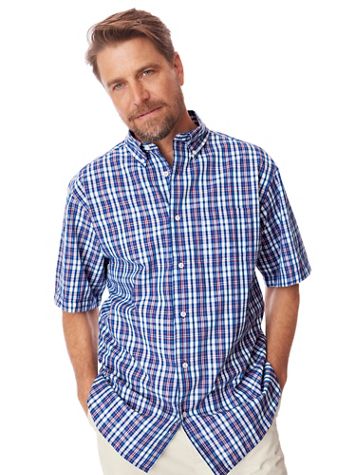 Palmland® Short-Sleeve Woven Sport Shirt - Image 1 of 2