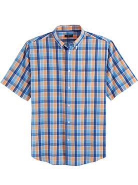 Palmland® Short-Sleeve Woven Sport Shirt
