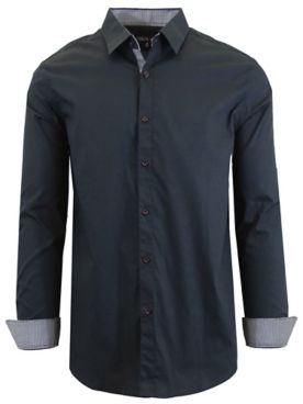 Wrinkle Resistant Slim-Fit Long Sleeve Dress Shirt 