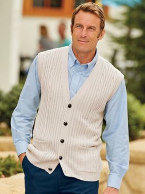 sweater vest button up